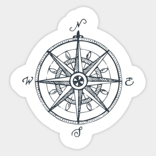 Compass Sticker